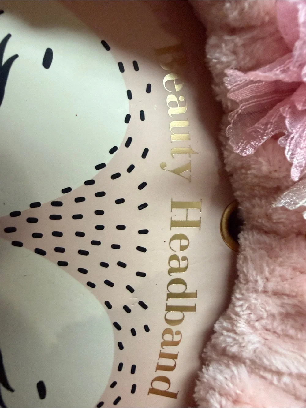 Microfiber beauty Flower Headband- Pink